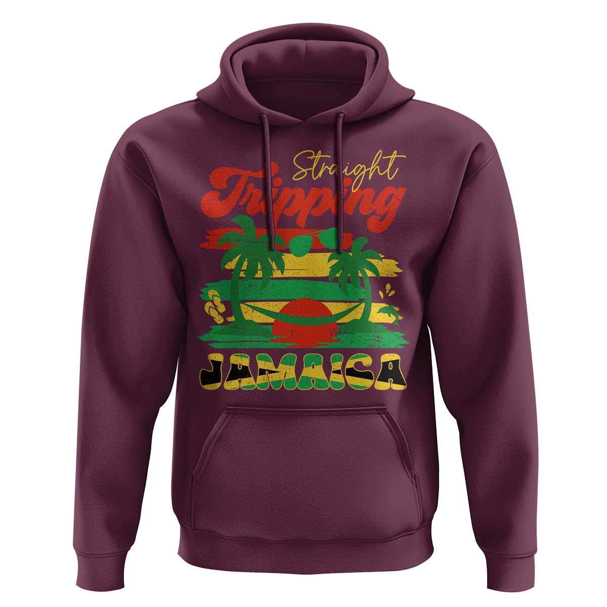 Jamaica Vacation Hoodie Straight Trippin Jamaica Family Girls Trip - Wonder Print Shop