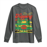 Jamaica Vacation Long Sleeve Shirt Straight Trippin Jamaica Family Girls Trip - Wonder Print Shop