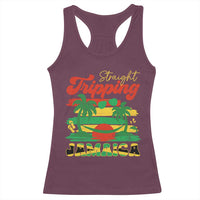 Jamaica Vacation Racerback Tank Top Straight Trippin Jamaica Family Girls Trip - Wonder Print Shop