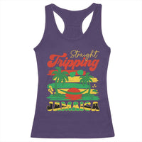 Jamaica Vacation Racerback Tank Top Straight Trippin Jamaica Family Girls Trip - Wonder Print Shop