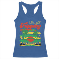 Jamaica Vacation Racerback Tank Top Straight Trippin Jamaica Family Girls Trip - Wonder Print Shop