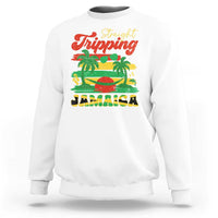 Jamaica Vacation Sweatshirt Straight Trippin Jamaica Family Girls Trip - Wonder Print Shop