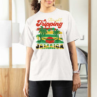 Jamaica Vacation T Shirt For Women Straight Trippin Jamaica Family Girls Trip - Wonder Print Shop