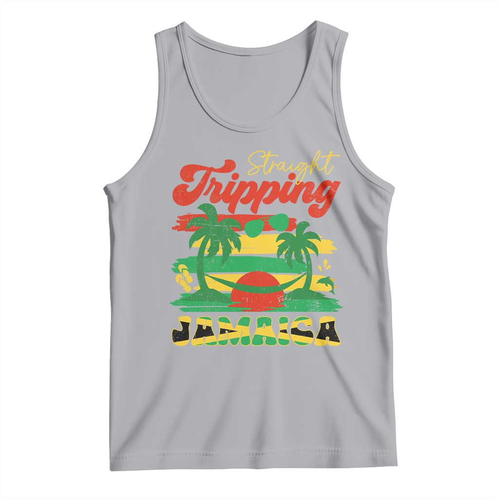 Jamaica Vacation Tank Top Straight Trippin Jamaica Family Girls Trip - Wonder Print Shop
