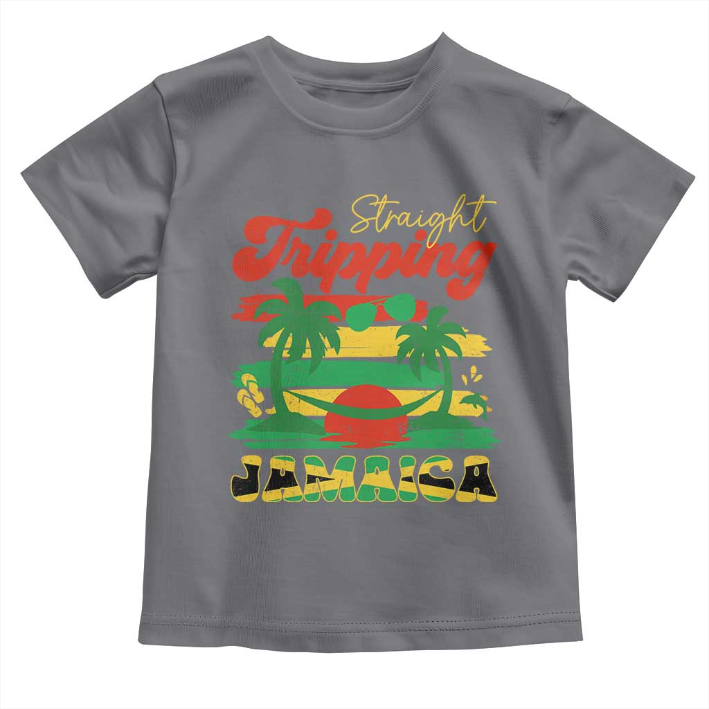 Jamaica Vacation Toddler T Shirt Straight Trippin Jamaica Family Girls Trip - Wonder Print Shop