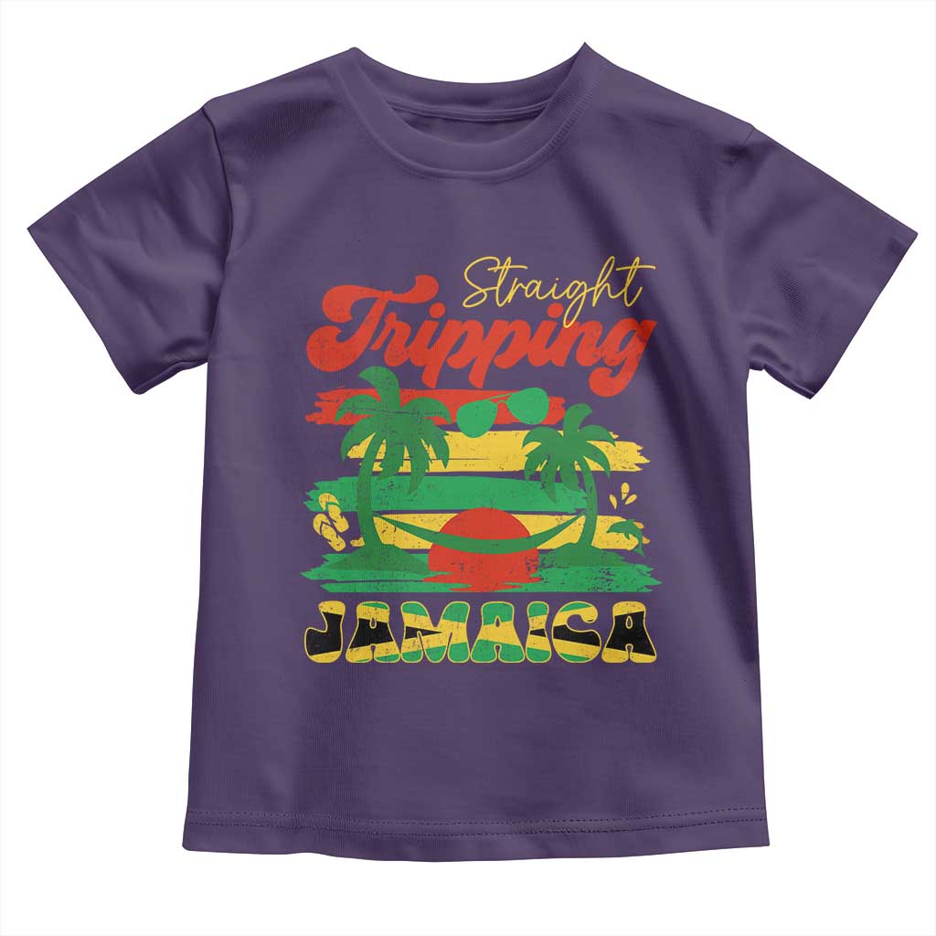 Jamaica Vacation Toddler T Shirt Straight Trippin Jamaica Family Girls Trip - Wonder Print Shop