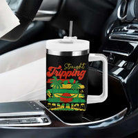 Jamaica Vacation Tumbler With Handle Straight Trippin Jamaica Family Girls Trip - Wonder Print Shop