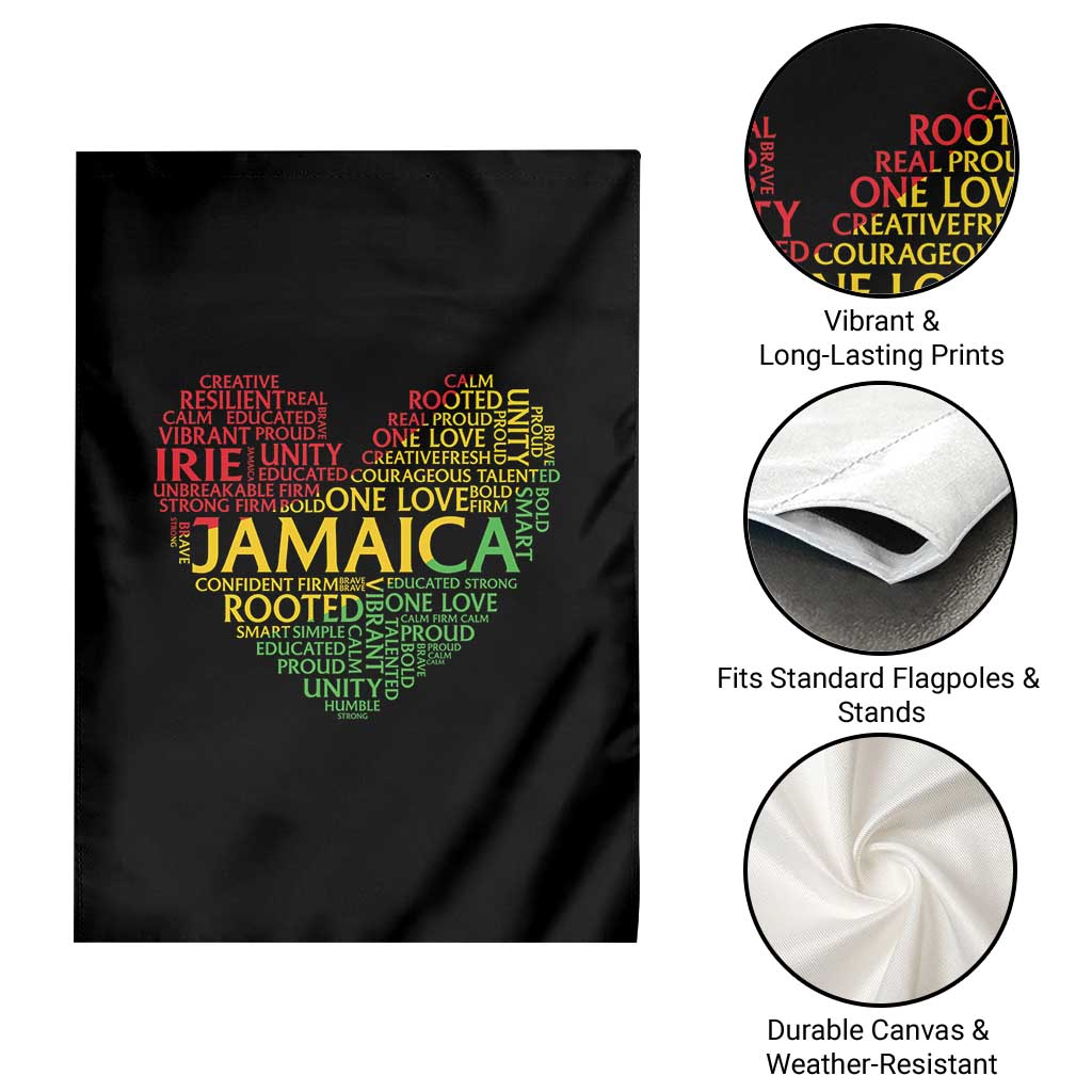 Jamaica Reggae Garden Flag One Love Rasta Culture - Wonder Print Shop