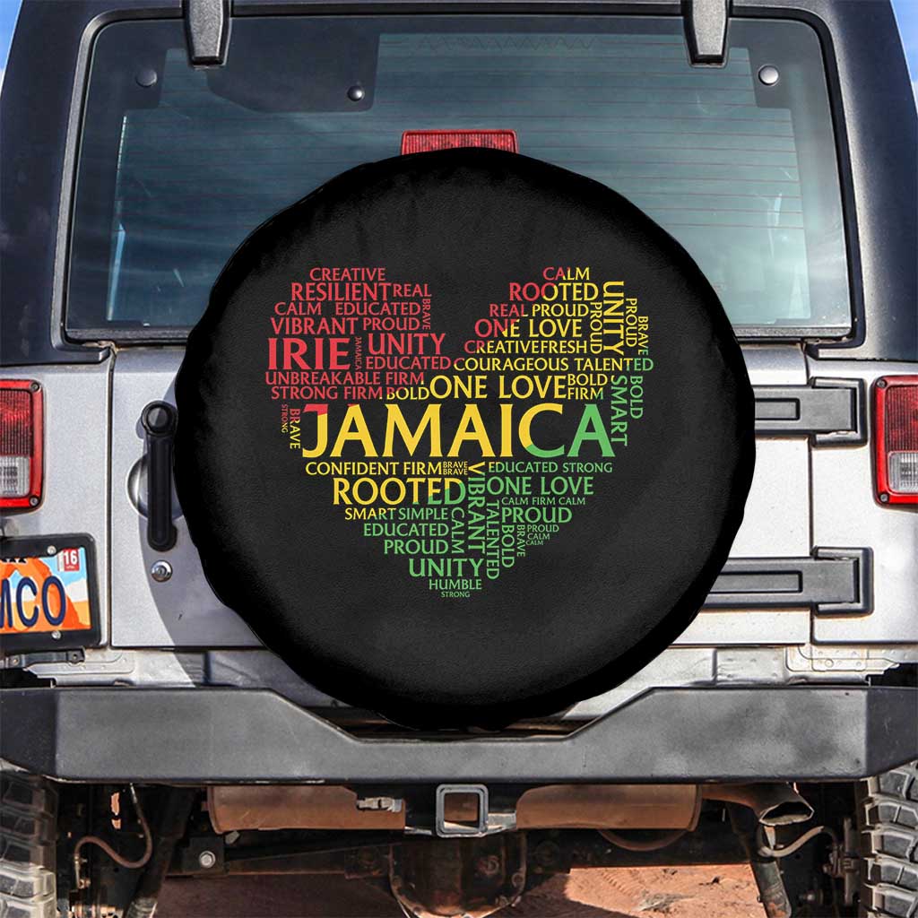 Jamaica Reggae Spare Tire Cover One Love Rasta Culture - Wonder Print Shop