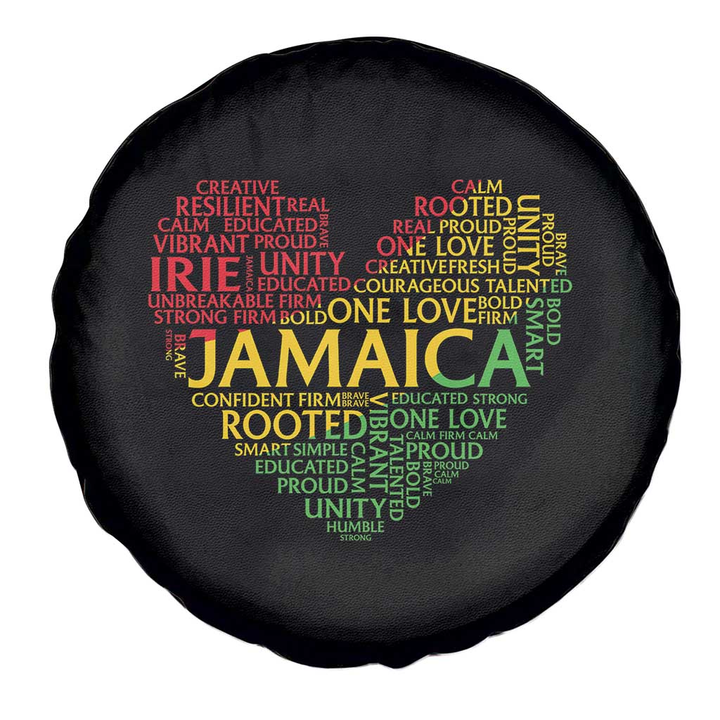 Jamaica Reggae Spare Tire Cover One Love Rasta Culture - Wonder Print Shop