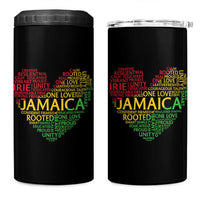 Jamaica Reggae 4 in 1 Can Cooler Tumbler One Love Rasta Culture - Wonder Print Shop