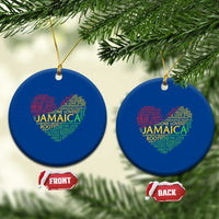 Jamaica Reggae Ceramic Ornament One Love Rasta Culture - Wonder Print Shop