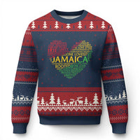 Jamaica Reggae Ugly Christmas Sweater One Love Rasta Culture - Wonder Print Shop