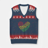 Jamaica Reggae V-Neck Knit Sweater Vest One Love Rasta Culture - Wonder Print Shop
