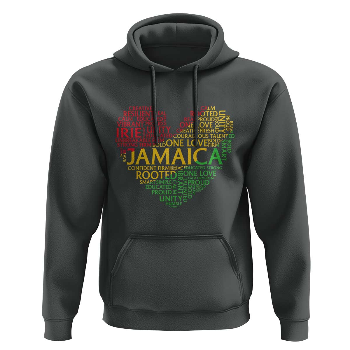 Jamaica Reggae Hoodie One Love Rasta Culture - Wonder Print Shop