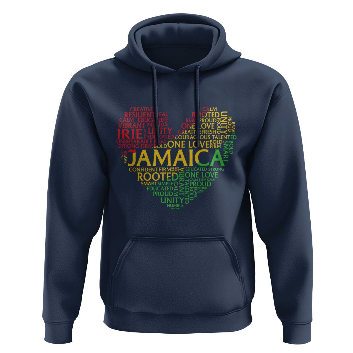 Jamaica Reggae Hoodie One Love Rasta Culture - Wonder Print Shop