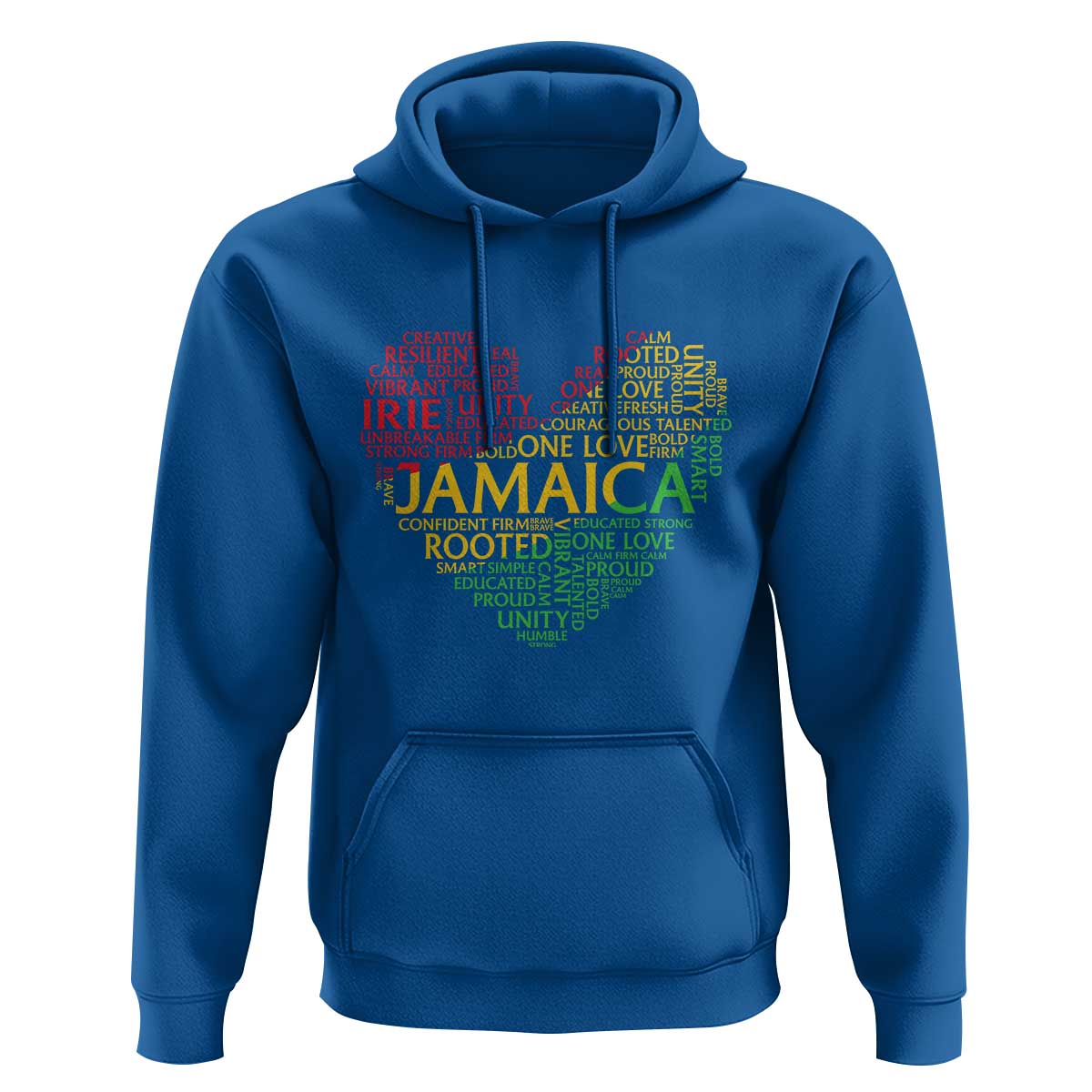 Jamaica Reggae Hoodie One Love Rasta Culture - Wonder Print Shop