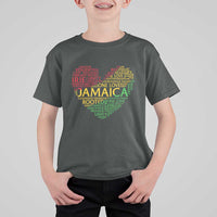 Jamaica Reggae T Shirt For Kid One Love Rasta Culture - Wonder Print Shop