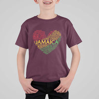 Jamaica Reggae T Shirt For Kid One Love Rasta Culture - Wonder Print Shop