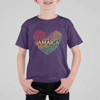 Jamaica Reggae T Shirt For Kid One Love Rasta Culture - Wonder Print Shop