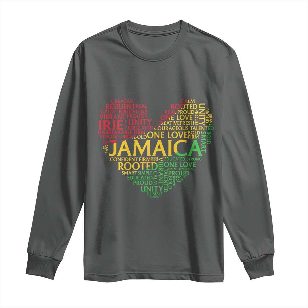 Jamaica Reggae Long Sleeve Shirt One Love Rasta Culture - Wonder Print Shop