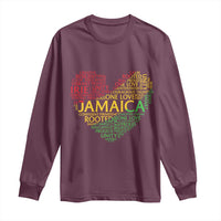Jamaica Reggae Long Sleeve Shirt One Love Rasta Culture - Wonder Print Shop