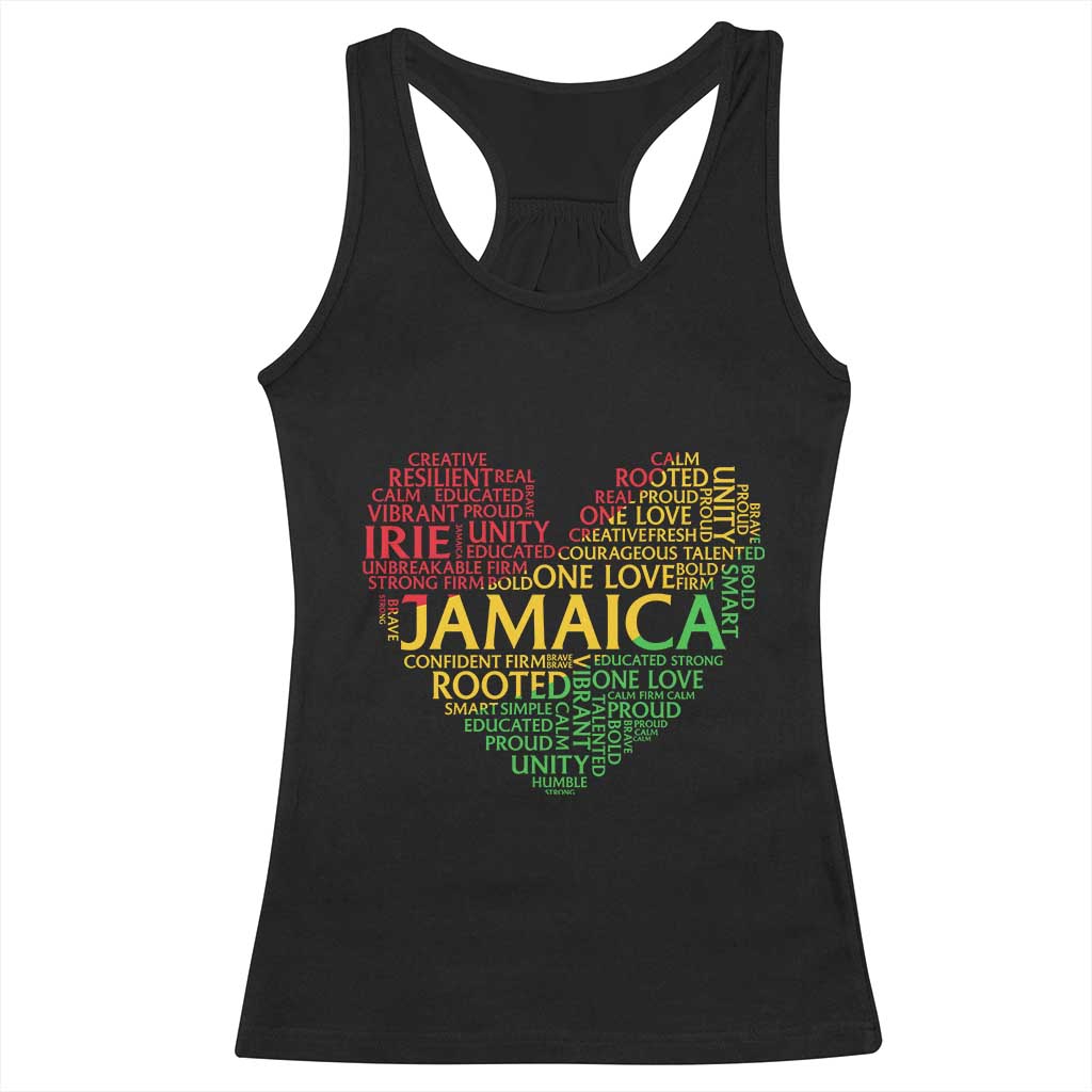 Jamaica Reggae Racerback Tank Top One Love Rasta Culture - Wonder Print Shop
