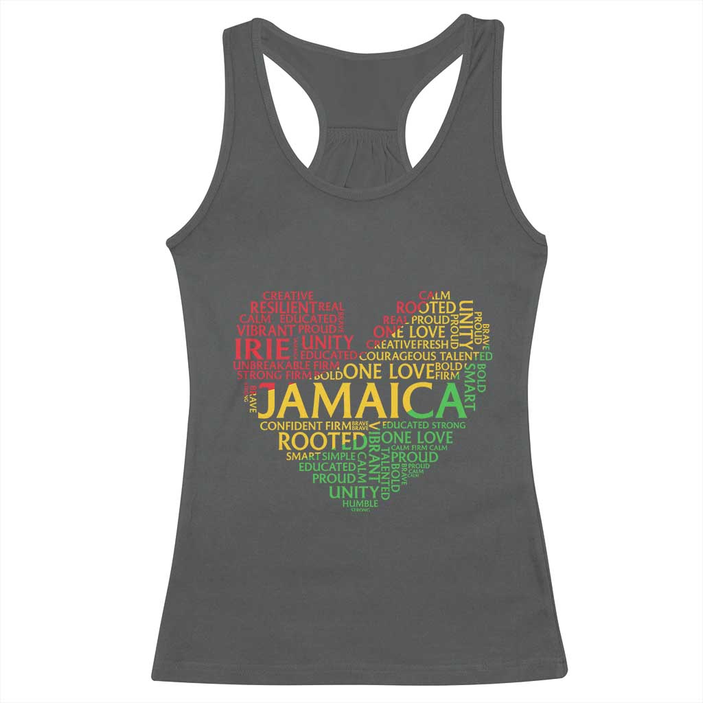 Jamaica Reggae Racerback Tank Top One Love Rasta Culture - Wonder Print Shop
