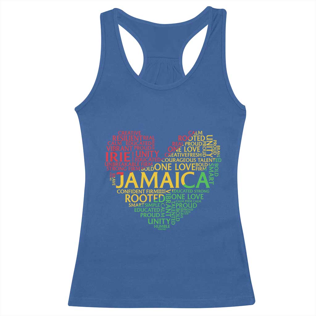 Jamaica Reggae Racerback Tank Top One Love Rasta Culture - Wonder Print Shop