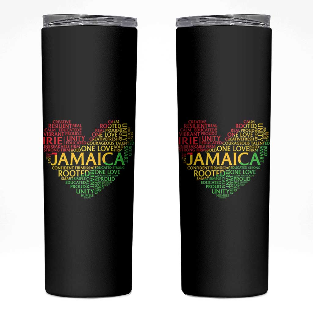 Jamaica Reggae Skinny Tumbler One Love Rasta Culture - Wonder Print Shop