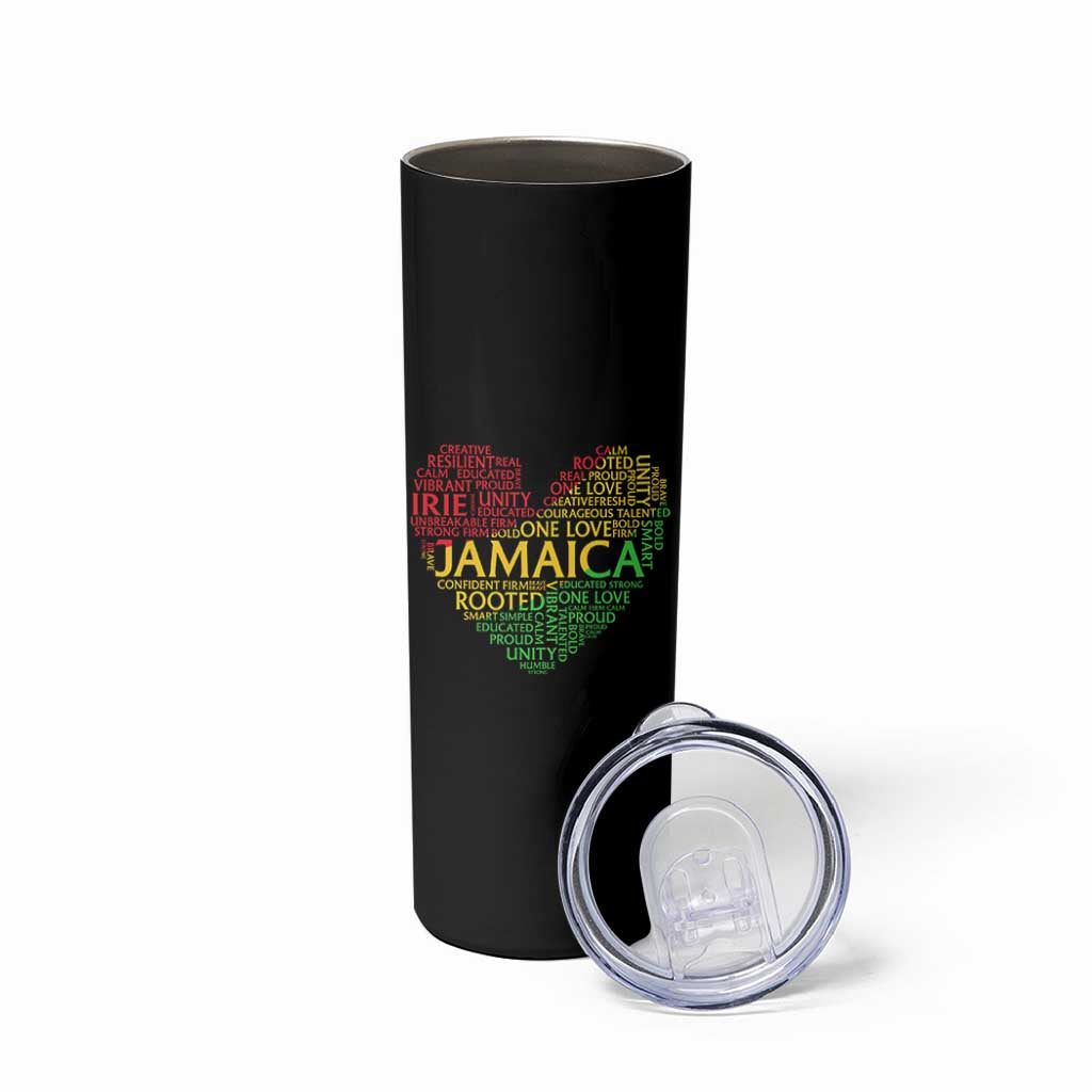 Jamaica Reggae Skinny Tumbler One Love Rasta Culture - Wonder Print Shop