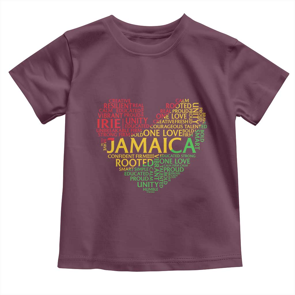Jamaica Reggae Toddler T Shirt One Love Rasta Culture - Wonder Print Shop