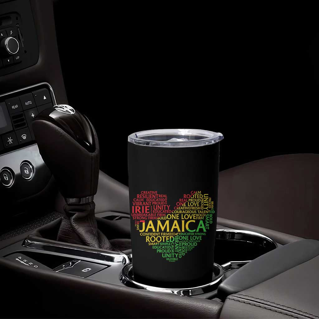 Jamaica Reggae Tumbler Cup One Love Rasta Culture - Wonder Print Shop