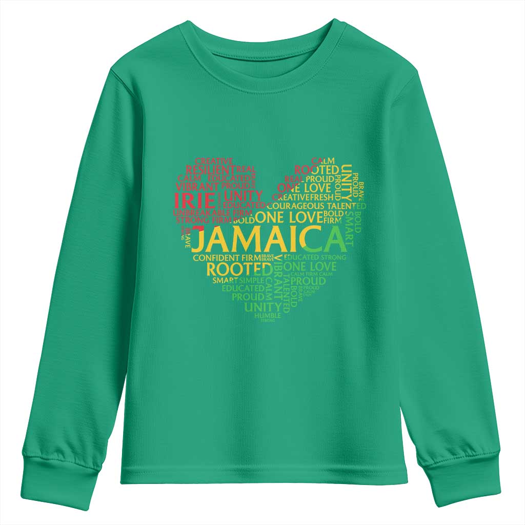 Jamaica Reggae Youth Sweatshirt One Love Rasta Culture - Wonder Print Shop
