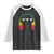 Little Birds Raglan Shirt Rastafari Rasta Reggae Music Headphones Jamaican Pride - Wonder Print Shop