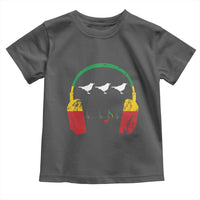 Little Birds Toddler T Shirt Rastafari Rasta Reggae Music Headphones Jamaican Pride - Wonder Print Shop