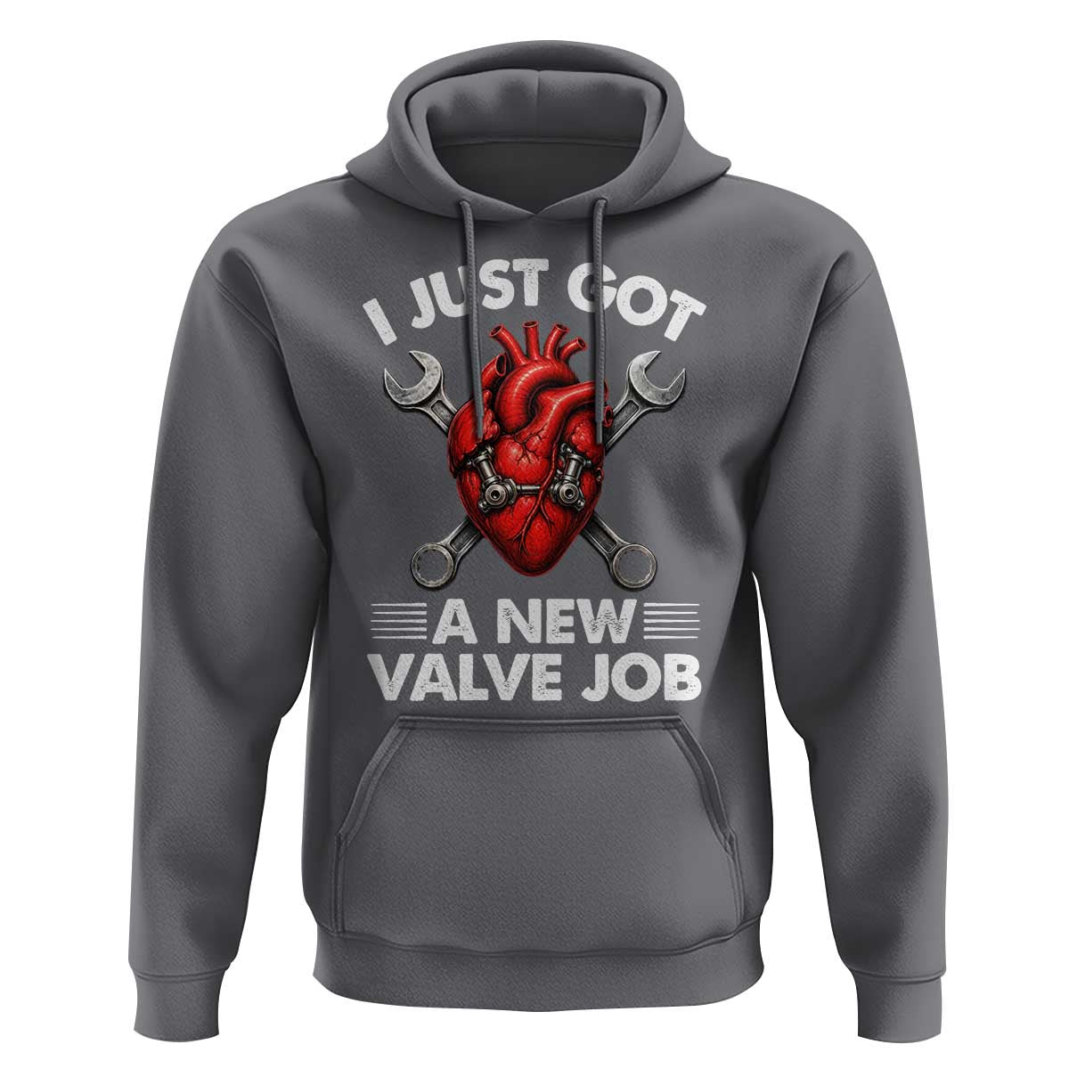 Cool Heart Surgery Survivor Hoodie Funny Valve Job Coronary Bypass Artery Open Heart Surgery