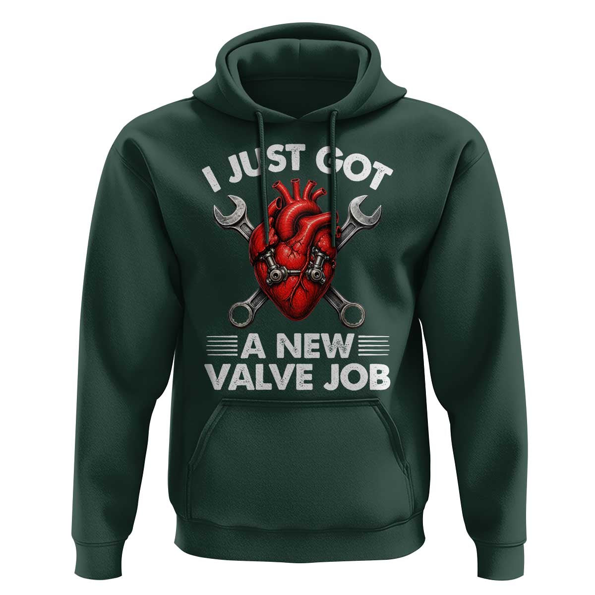 Cool Heart Surgery Survivor Hoodie Funny Valve Job Coronary Bypass Artery Open Heart Surgery