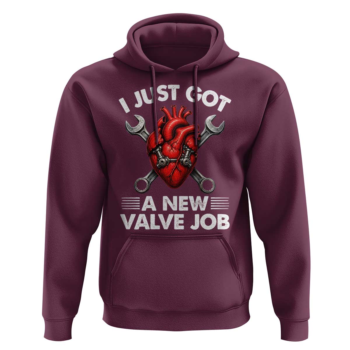 Cool Heart Surgery Survivor Hoodie Funny Valve Job Coronary Bypass Artery Open Heart Surgery