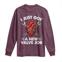 Cool Heart Surgery Survivor Long Sleeve Shirt Funny Valve Job Coronary Bypass Artery Open Heart Surgery
