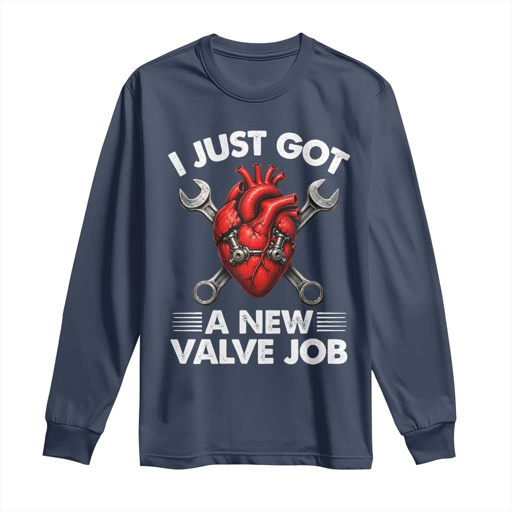 Cool Heart Surgery Survivor Long Sleeve Shirt Funny Valve Job Coronary Bypass Artery Open Heart Surgery