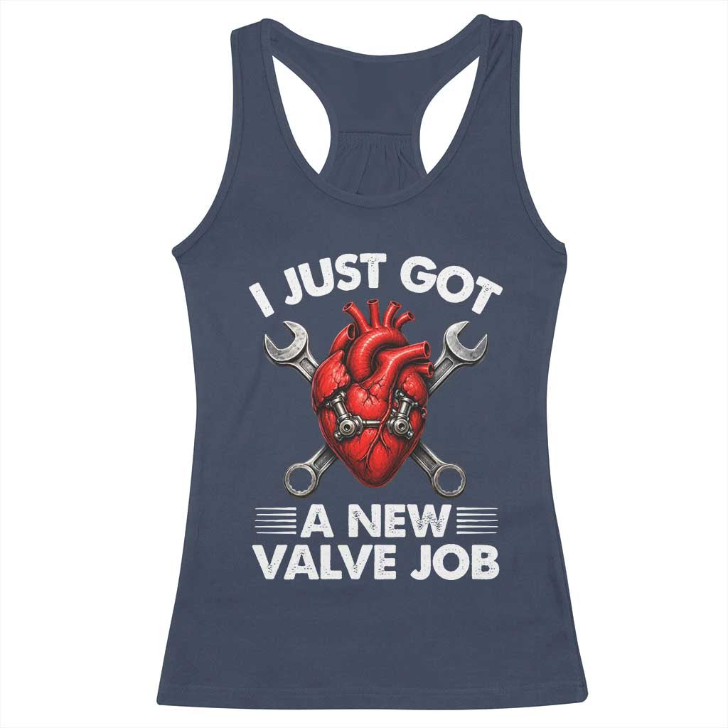 Cool Heart Surgery Survivor Racerback Tank Top Funny Valve Job Coronary Bypass Artery Open Heart Surgery