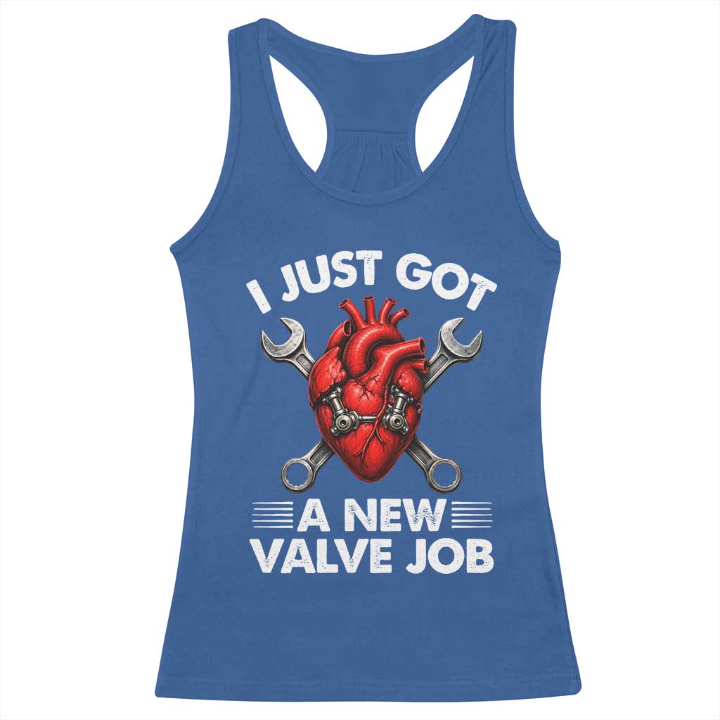 Cool Heart Surgery Survivor Racerback Tank Top Funny Valve Job Coronary Bypass Artery Open Heart Surgery