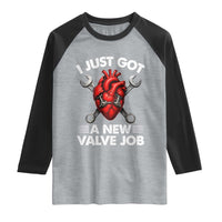 Cool Heart Surgery Survivor Raglan Shirt Funny Valve Job Coronary Bypass Artery Open Heart Surgery