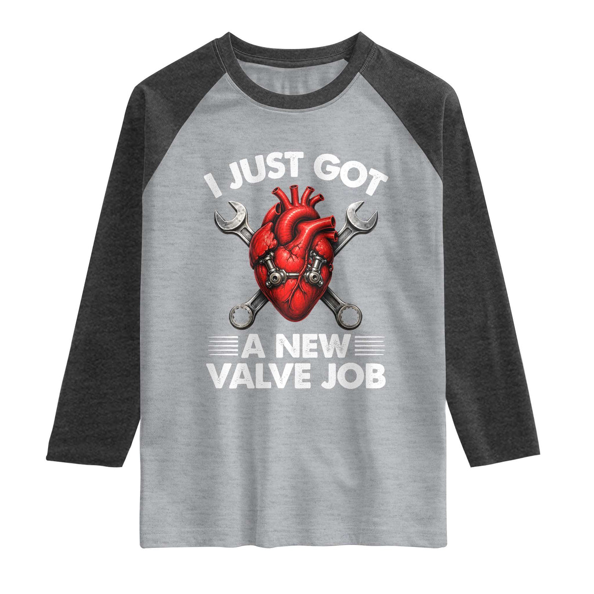 Cool Heart Surgery Survivor Raglan Shirt Funny Valve Job Coronary Bypass Artery Open Heart Surgery