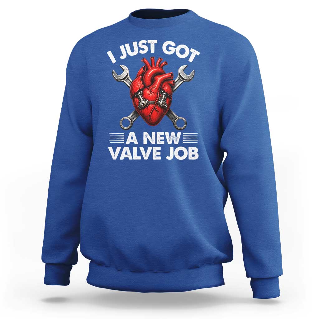 Cool Heart Surgery Survivor Sweatshirt Funny Valve Job Coronary Bypass Artery Open Heart Surgery