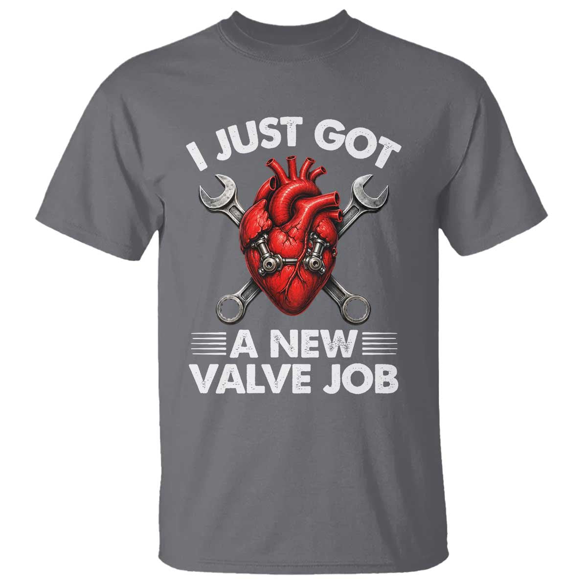Cool Heart Surgery Survivor T Shirt Funny Valve Job Coronary Bypass Artery Open Heart Surgery