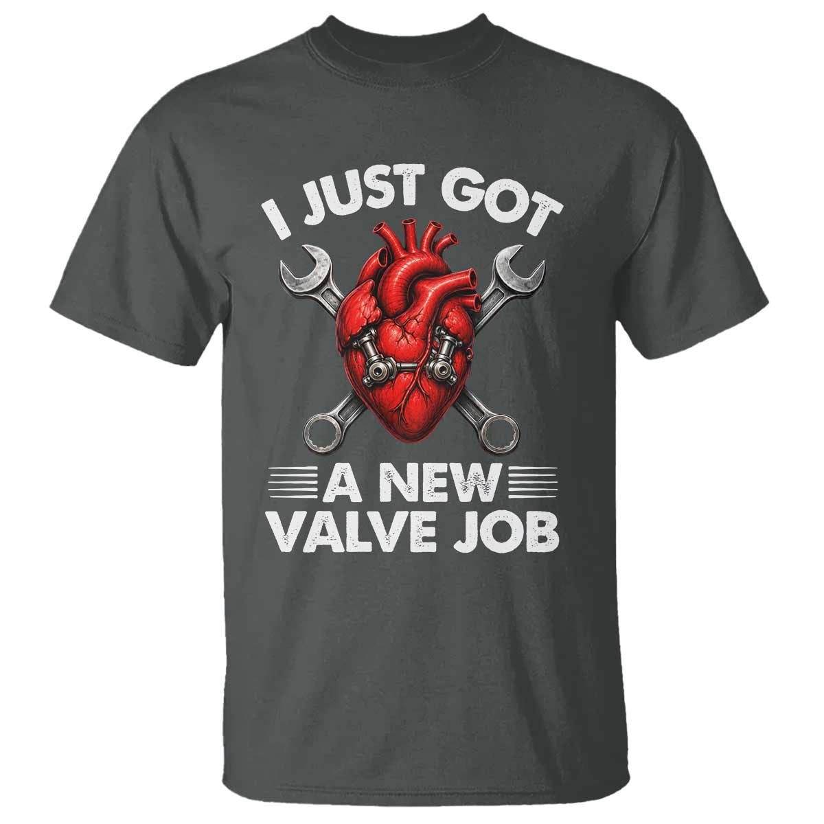 Cool Heart Surgery Survivor T Shirt Funny Valve Job Coronary Bypass Artery Open Heart Surgery