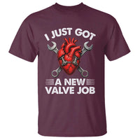 Cool Heart Surgery Survivor T Shirt Funny Valve Job Coronary Bypass Artery Open Heart Surgery