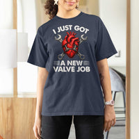 Cool Heart Surgery Survivor T Shirt For Women Funny Valve Job Coronary Bypass Artery Open Heart Surgery